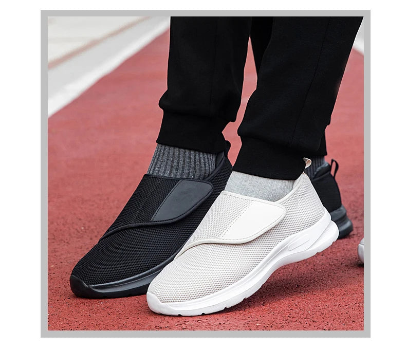 Winter Women Orthopedics Wide Feet Swollen Walking Casual Shoes Thumb Eversion Adjusting Soft Comfortable Diabetic Man Shoes - Sun Studio