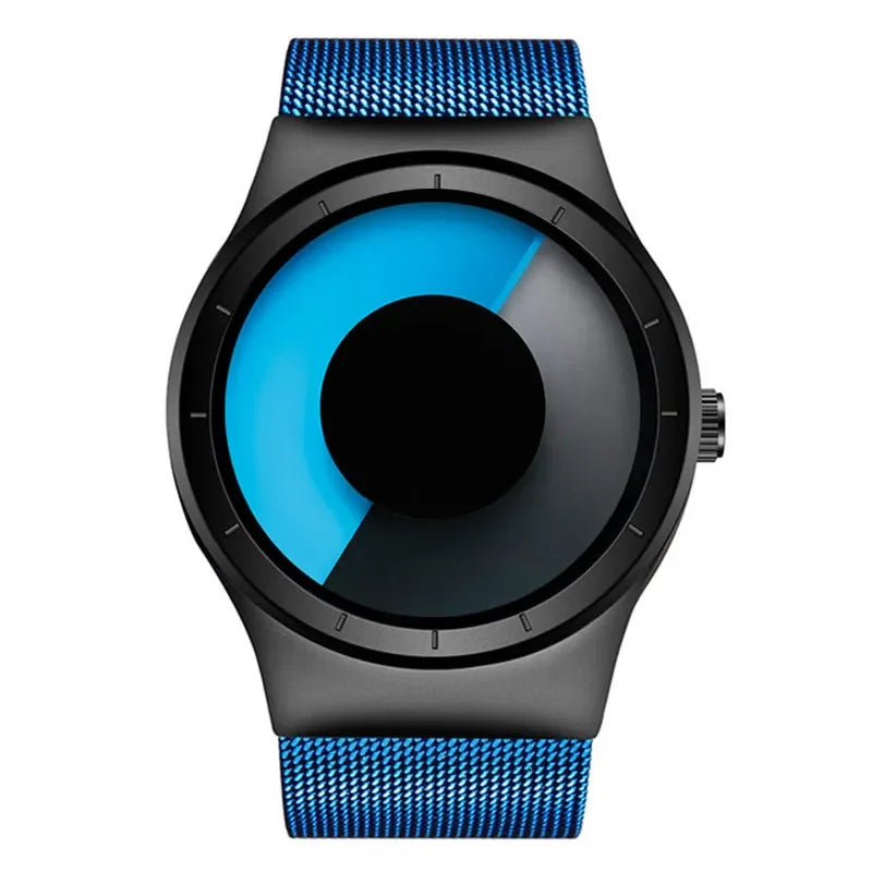Relogios Masculino Creative Quartz Watches Men Fashion Brand Fashion Stainless steel Unisex Watch Clock Male female Designer - Sun Studio