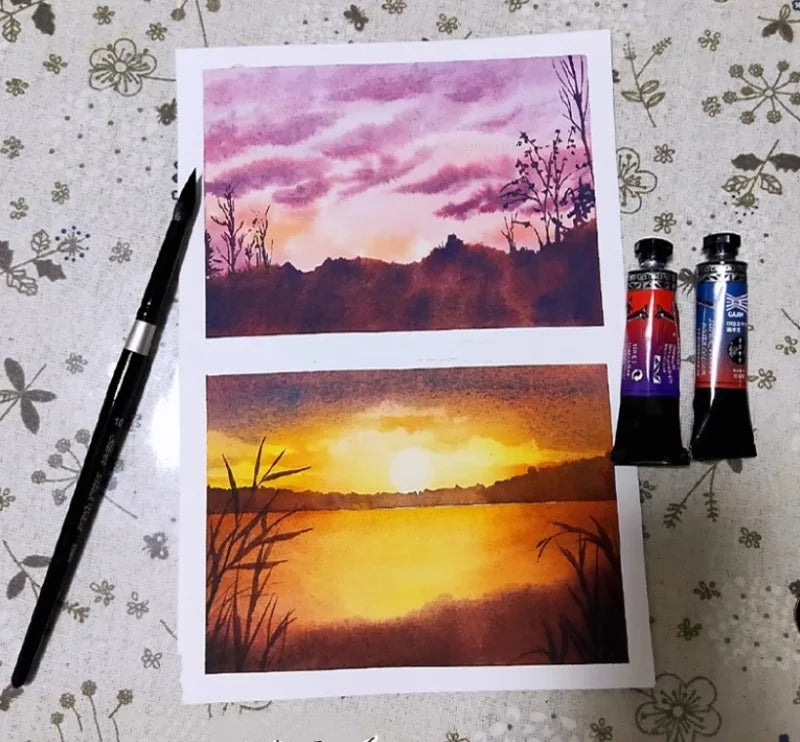 10/12 Color Layered Color 2/3mL Wet Separate Watercolor Pigment Artist Level Art Transparent Painting/Chinese Painting Creation - Sun Studio