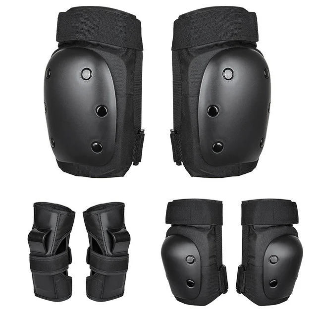 Papaison 6pcs Protective Gear Bike Skate Roller Scooter Riding Knee Pads Wrist Guard Elbow Pads Set PP Shell EVA Liner in Stock - Sun Studio