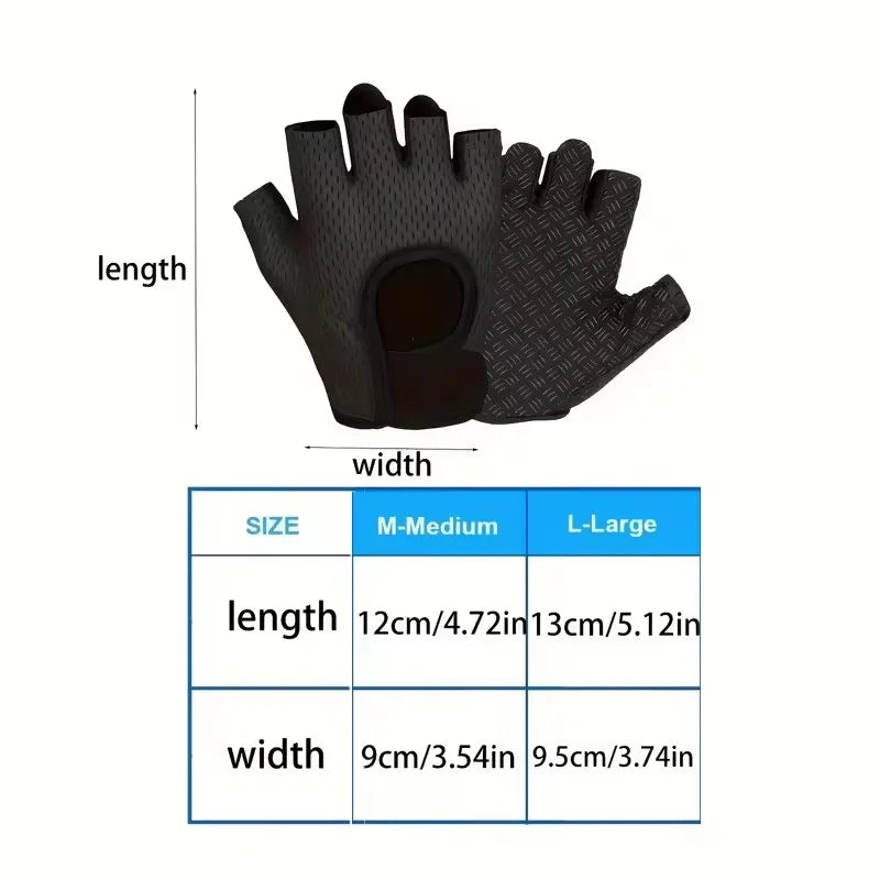 Gym Gloves 1 Pair Breathable Super Lightweight Weight Lifting for Men Women Cycling Exercise Fitness Training Workout Use - Sun Studio