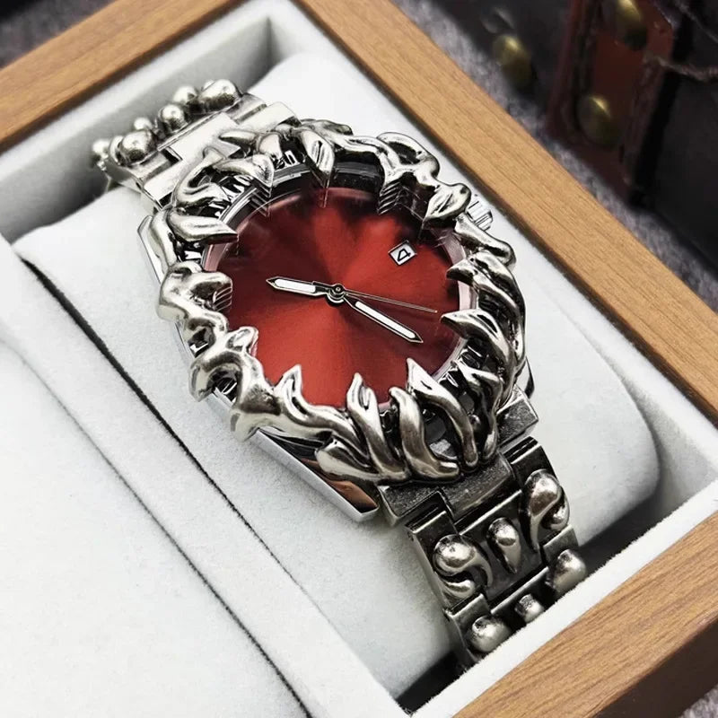 fashion heterosexual claw watch alabaster style retro Y2K European American watches special shaped advanced ins niche watches - Sun Studio