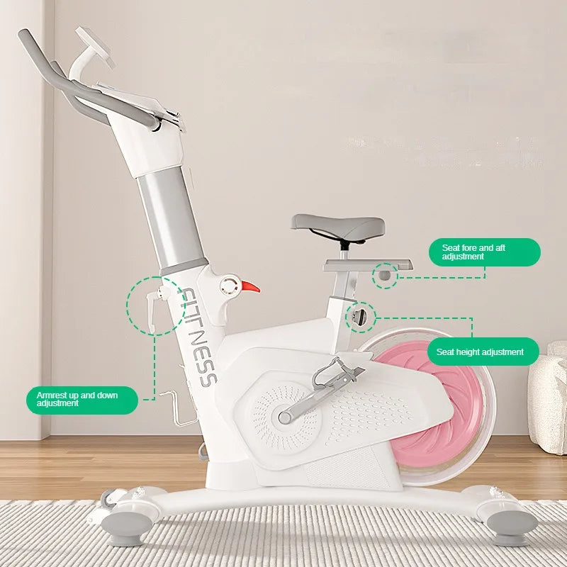 Indoor Cycling Fitness Equipment Mute Fat Burning Spinning Bikes With Commercial Dynamic Car Magnetic Control - Sun Studio