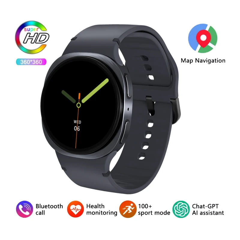 Smartwatch 8 Mini Watch GPS Track Smart Watches For Men Women Sports Heart Rate Bluetooth Call NFC IP68 Waterproof Compass Band - Sun Studio
