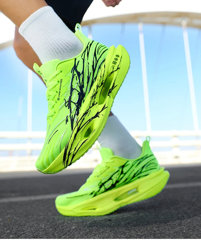 Herren Sportschuhe Professionelle Dämpfung Carbonplatte Laufschuhe Atmungsaktive Paar Freizeit Sneakers Marathon Sport Fußbekleidung