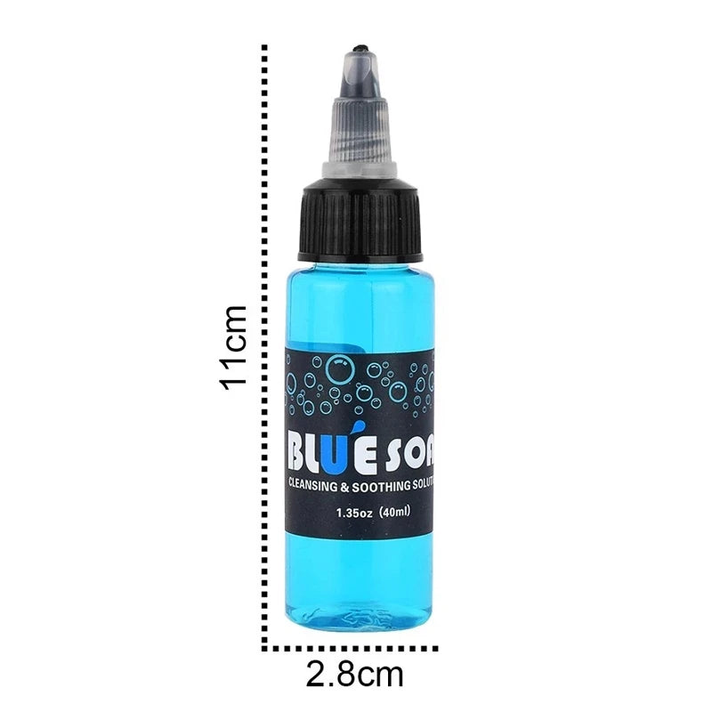 Microblading 40ml Blue Soap Cleansing & Soothing Solution Avoiding skin irritation Tattoo Studio Supply Tattoo Accessories - Sun Studio