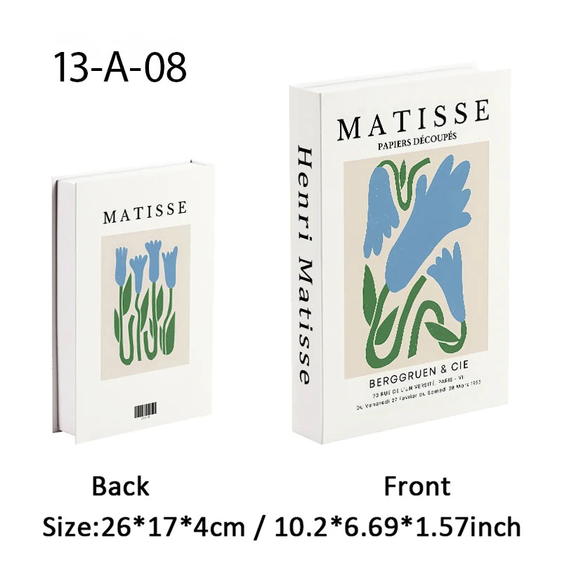Matisse Fake Books For Decoration Storage Box Abstract Coffee Table Books Luxury Bedroom Decorative Book Bauhaus Boho Home Decor - Sun Studio