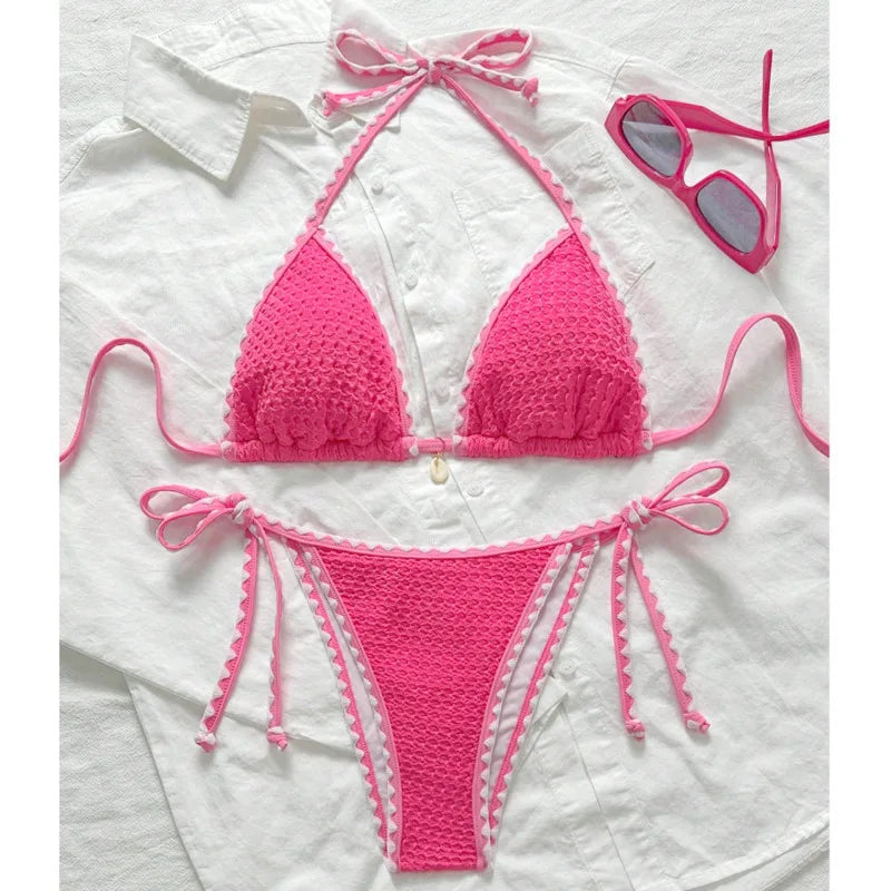 Summer Sexy Bikinis 2026 Women Swimwear Female Swimsuit For Swim Wear Bathing Suits Brazilian Bikini Set Beachwear Pool Bather - Sun Studio
