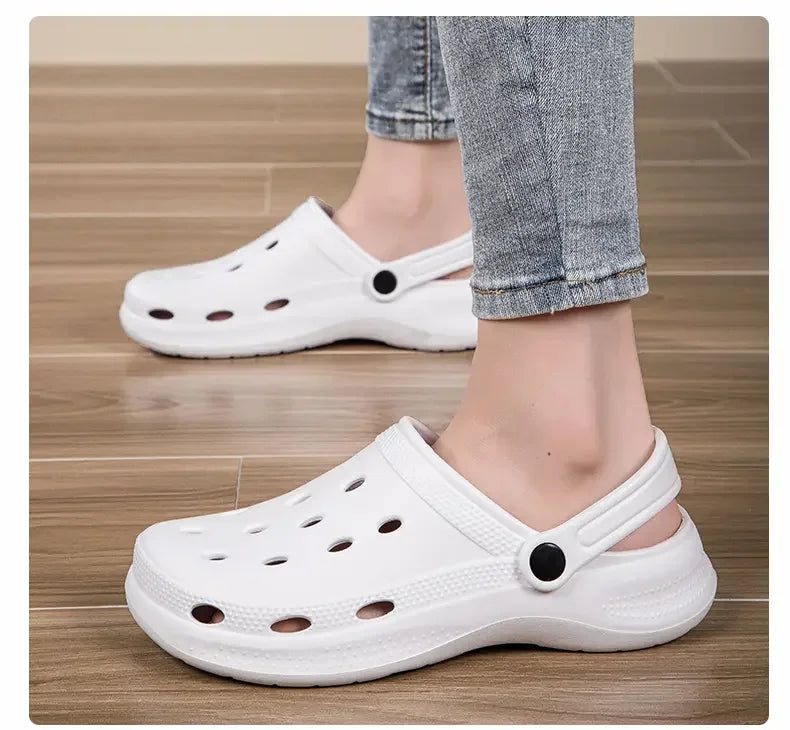 2026Summer Men Clogs Sandals Men's and Women's Leisure Slippers Beach Slides Home Garden Shoes Outdoor Sandals Plus Size46 47 48 - Sun Studio