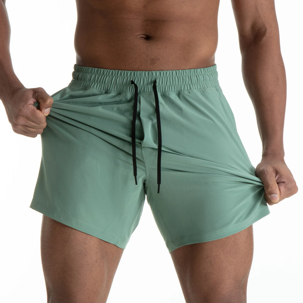 Mens Surfing Beach Shorts Summer Swimsuit Splicing Mesh Design Men Beach Shorts Quick Dry Short Sport Running Shorts Casual pant - Sun Studio
