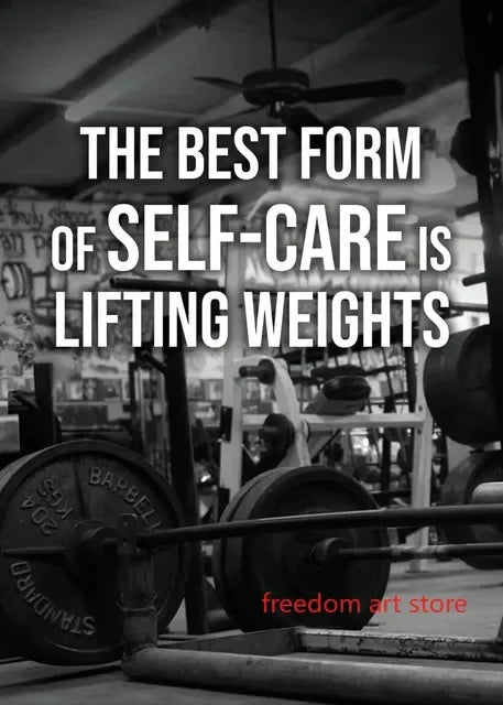 Gym Motivation Muscle Man Bodybuilding Fitness Strength Barbell Art Poster Canvas Painting  Wall Print Picture for Home Gym Deco - Sun Studio