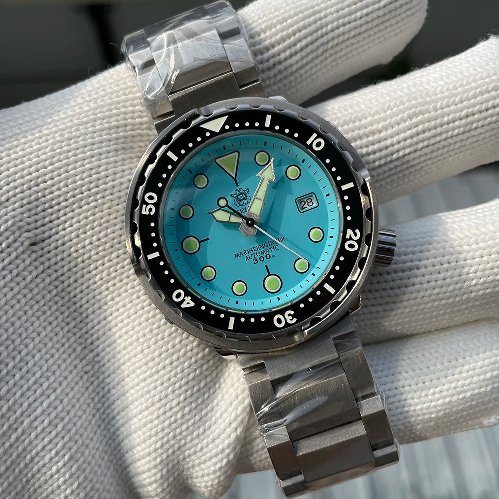 STEELDIVE SD1975 Luxus Automatikuhren Herren Taucheruhr 30Bar Wasserdicht Leuchtende Uhr Saphirglas Mechanische Armbanduhr