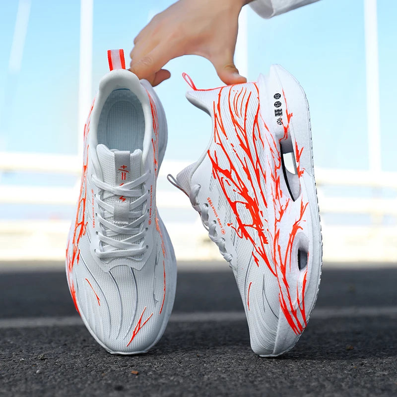 Herren Sportschuhe Professionelle Dämpfung Carbonplatte Laufschuhe Atmungsaktive Paar Freizeit Sneakers Marathon Sport Fußbekleidung