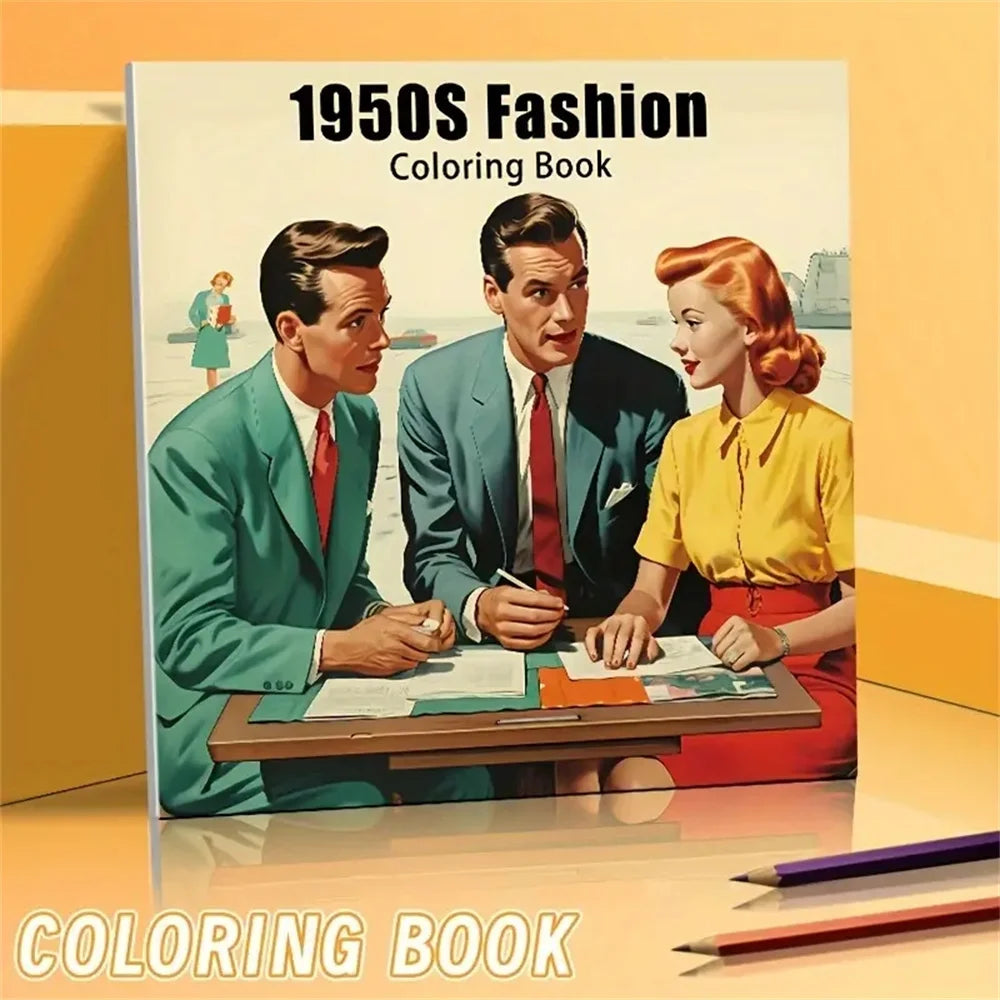 Art-Coloring-Book-20page-Double-Pages-Gift-For-Birthday-Party-Relieve-Stress-Kill-Time-Graffiti-Painting-Drawing-Book-Original - Sun Studio