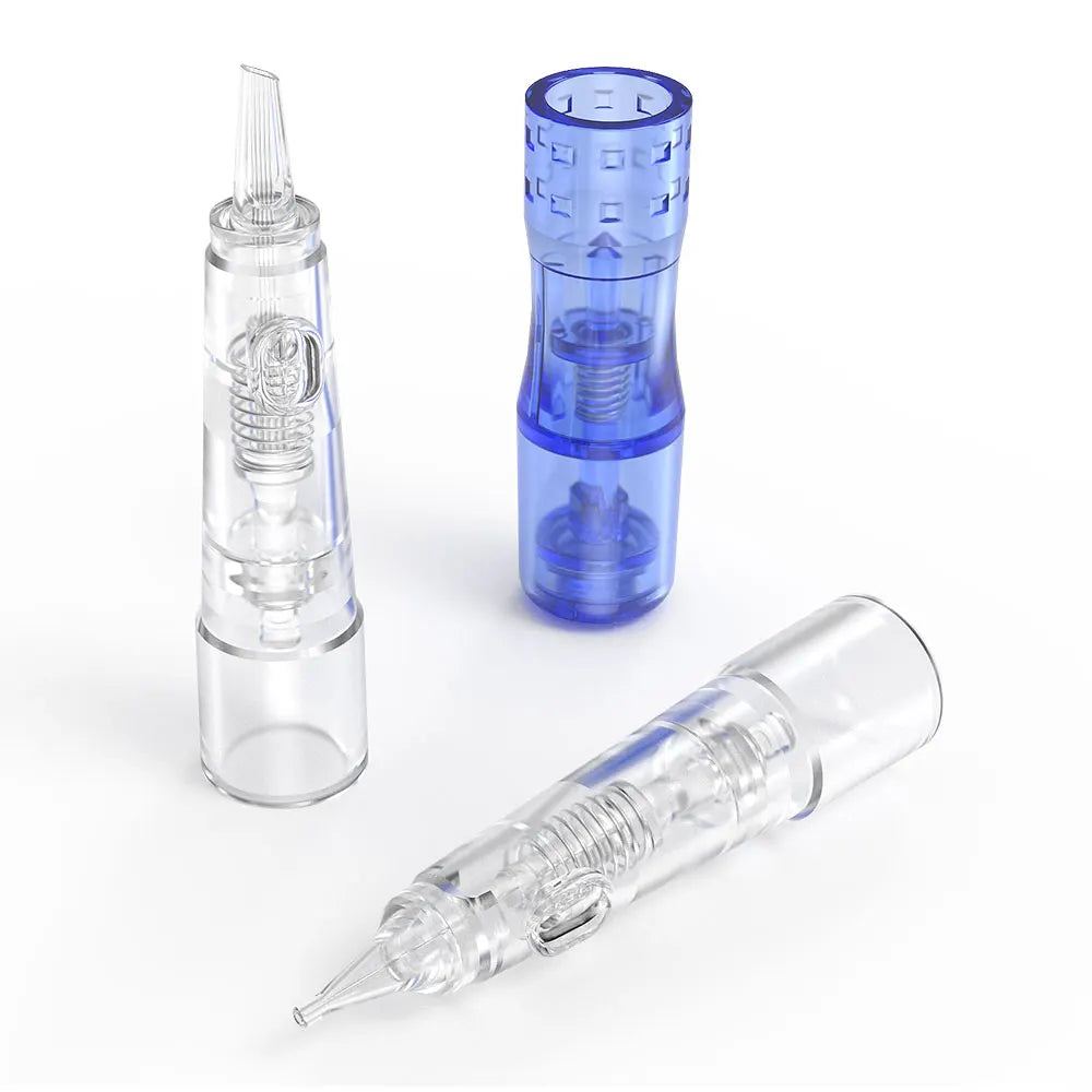 Biomaser Professional Permanent Makeup Cartridge Needles 1R/2R/3RL/5RL Disposable Sterilized Tattoo Pen Machine Needles Tips - Sun Studio