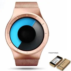 Relogios Masculino Creative Quartz Watches Men Fashion Brand Fashion Stainless steel Unisex Watch Clock Male female Designer - Sun Studio