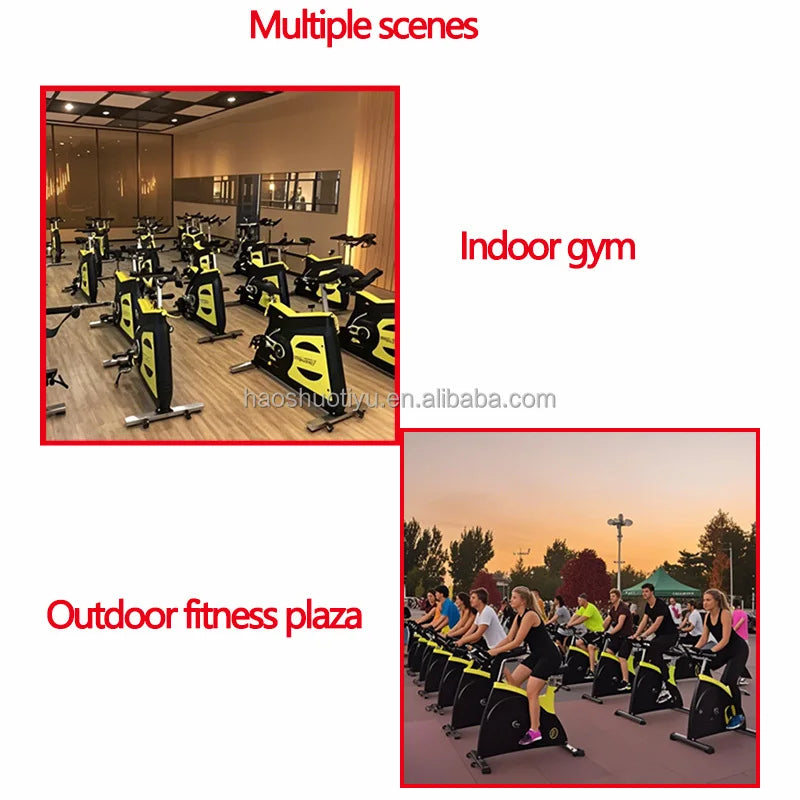 Indoor Cycling Exercise Steel Material For Spinning Bike With LCD & Magnetic Brake System Fitness Equipment Gym Use - Sun Studio