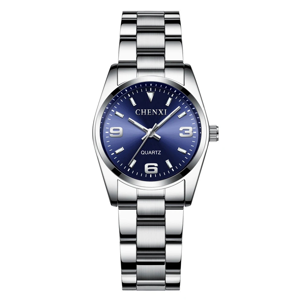 6 Colors CHENXI Brand Watch Luxury Women's Casual Watches Waterproof Watch Women Fashion Dress Rhinestone WristWatch CX021B - Sun Studio