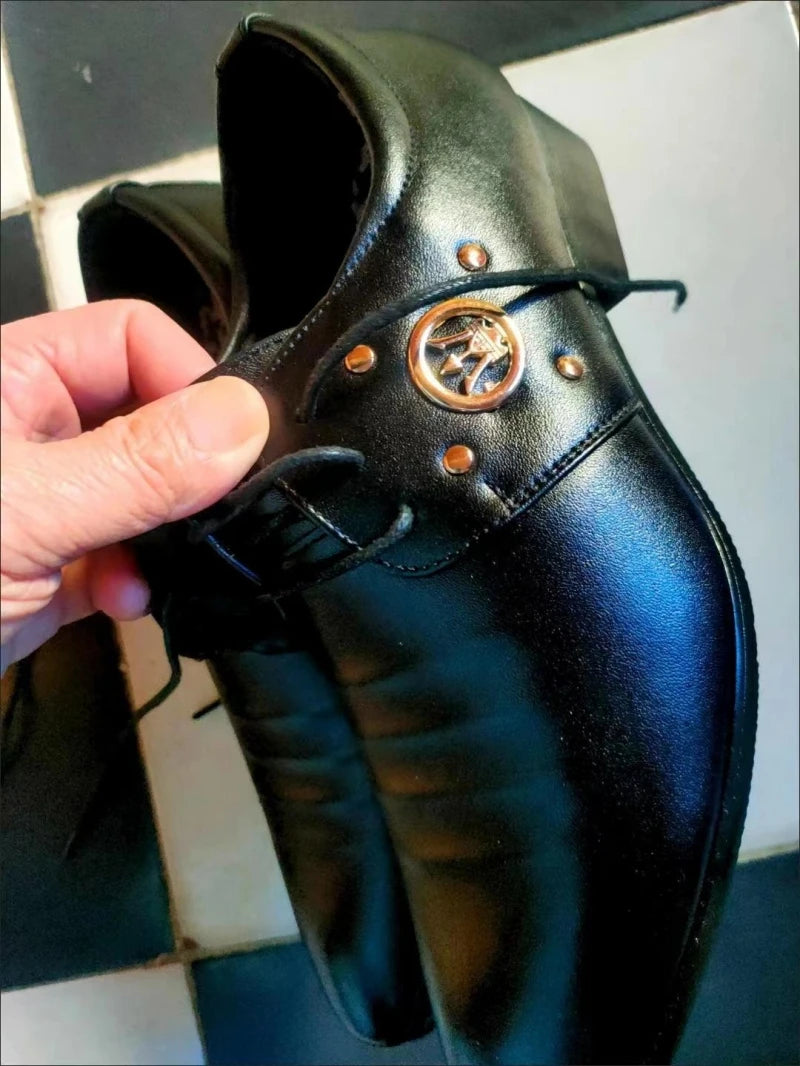 Summer Leather Shoes for Men Male Leather Fashion Business Luxury Colorful Party Dress Shoes Loafers 남성구두 Sapatos Masculinos - Sun Studio