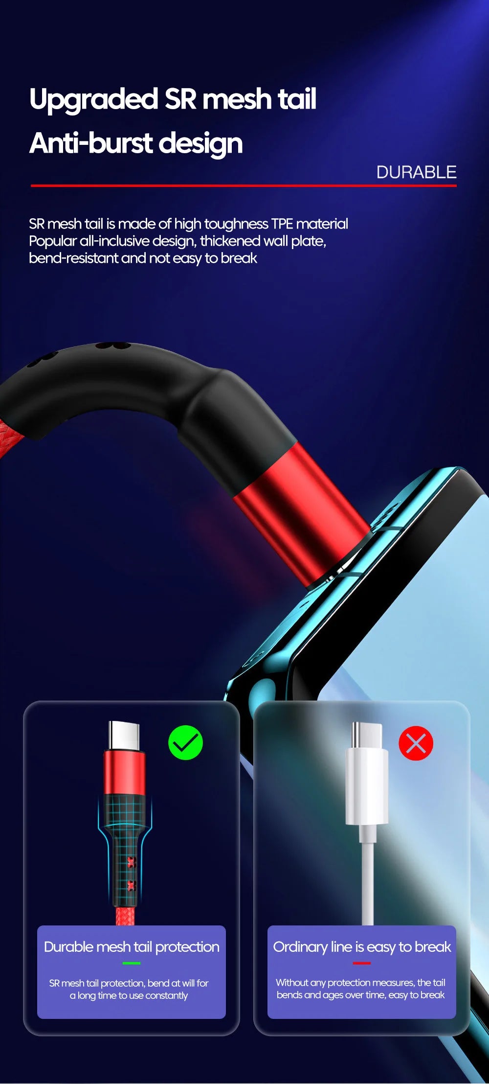 30cm Cable USB C to Type C PD60w Lightning PD27w Fast Charging Data Transfer Cable For iPhone 15 Xiaomi Huawei Samsung Cellphone - Sun Studio
