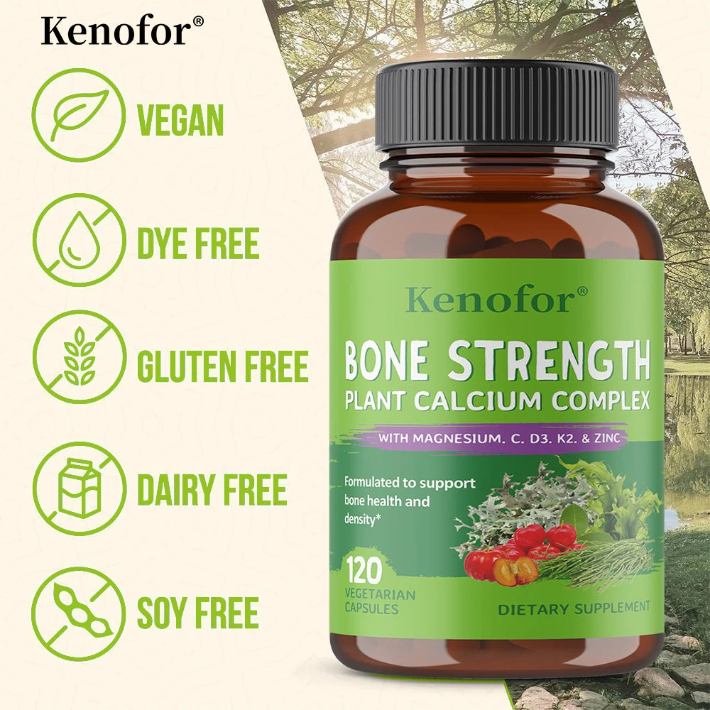 Calcium and Magnesium Supplements - for Bone Health, Nerve and Muscle Regulation, Improved Sleep, and Blood Pressure Regulation - Sun Studio