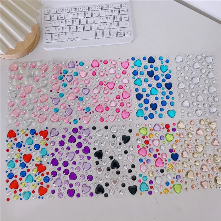 Glitzer Gesicht Aufkleber für Kinder Strasssteine für Augen Gesicht Diamanten Helle Aufkleber Festival Makeup Juwelen Aufkleber ZS006