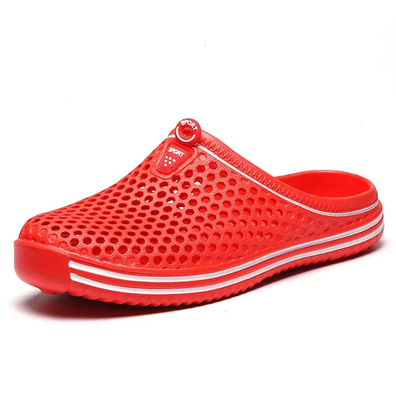 YRZL Sommer Herren Sandalen Leichte EVA Herren Freizeit Schuhe Lochschuhe Clogs Liebhaber Zuhause Garten Outdoor Männliche Strand Flache Hausschuhe