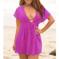 Women Beach Cover Up Lace Hollow Crochet Swimsuit Beach Dress Summer Women Cover-Ups Bathing Suit Swim Cape Beach Wear Tunic - Sun Studio