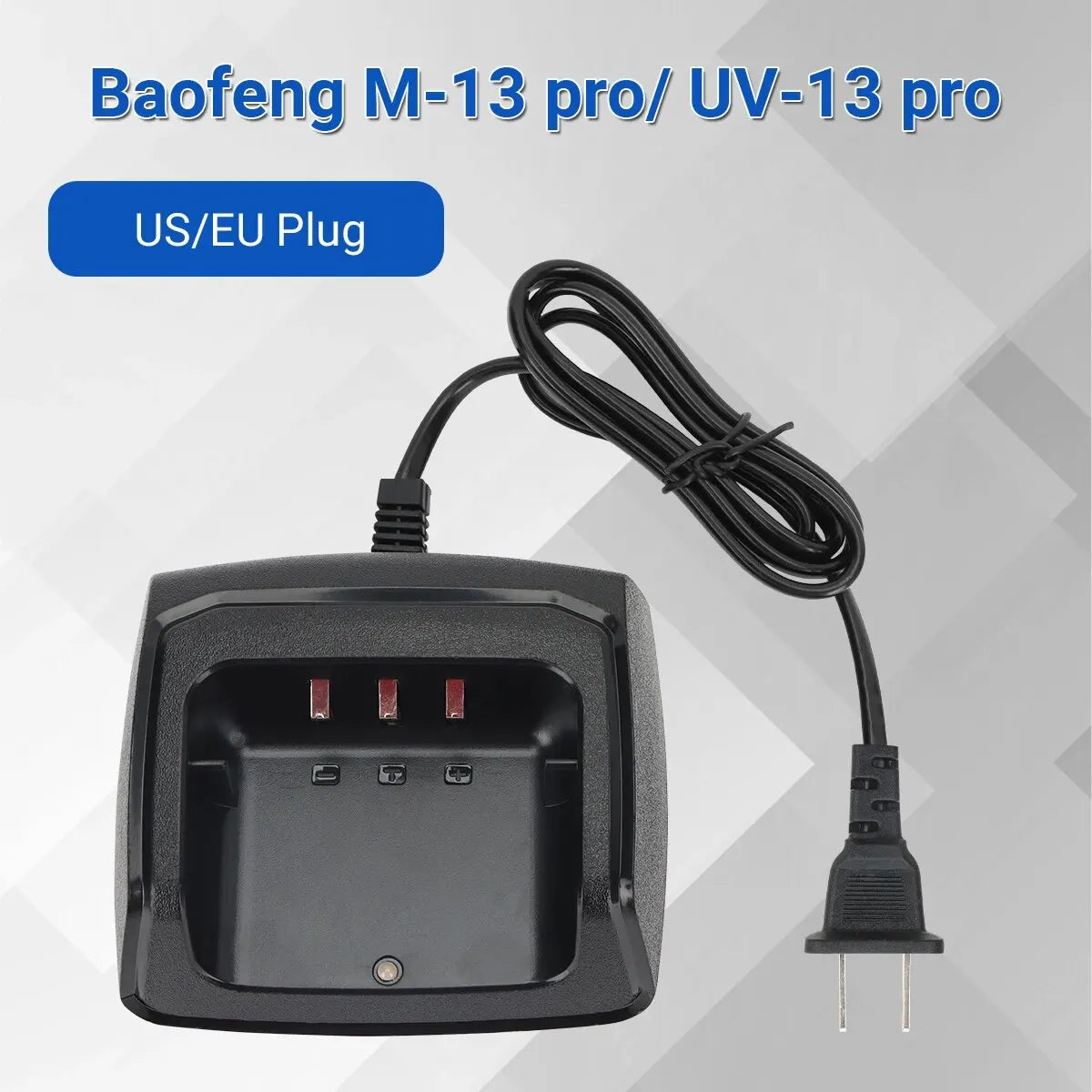 Baofeng UV 13 Battery Charger For Walkie Talkie UV K5M UV K5 Plus UV 8R Base Desktop Charger Station Two Way Radio Accessories - Sun Studio