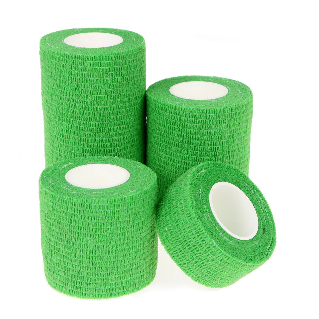 24 Pieces Elastic Bandage Tapes Athletic Tape Elastoplast Sports Recovery Strapping Gym Waterproof Muscle Relief Finger Ankle - Sun Studio