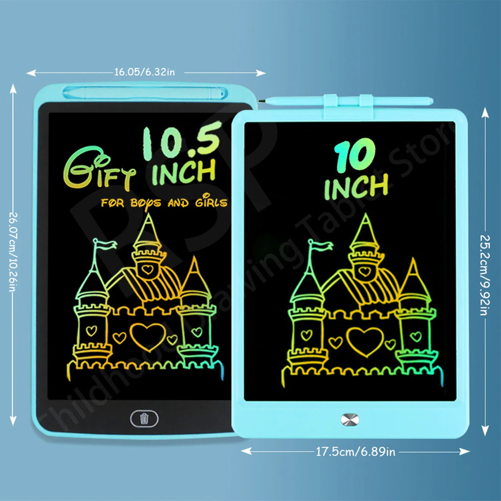 16/12/10/8.5/8.2/6.5/4.5inch LCD graphic tablet,color drawing tablet,3 4 5 6 7 8years kids birthday gifts/Christmas/travel toys - Sun Studio