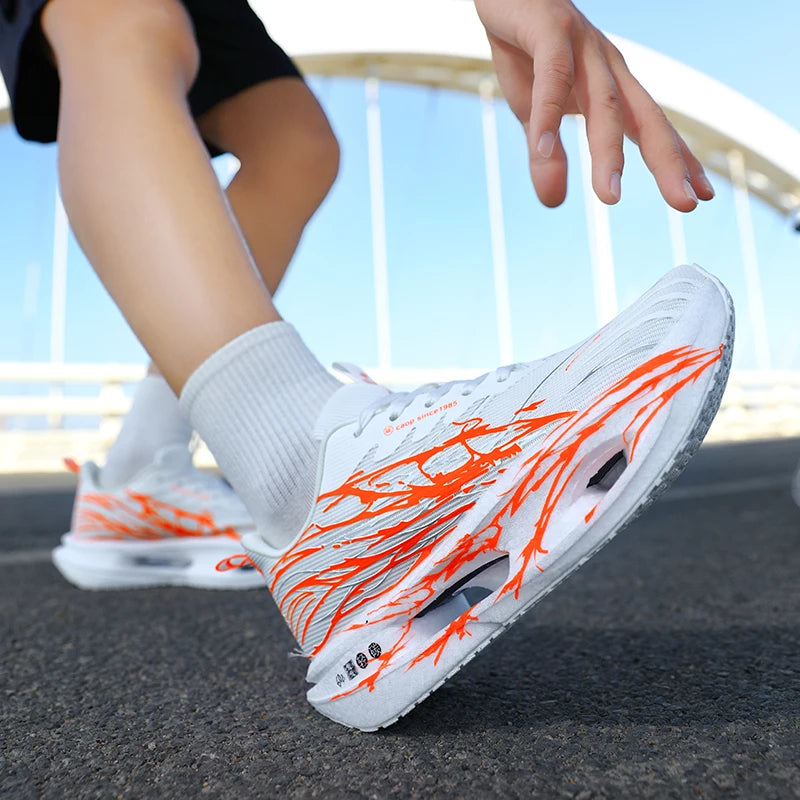 Men Sport Shoes Professional Cushioned Carbon Plate Running Shoes Breathable Couple Casual Sneakers Marathon Athletic Footwear - Sun Studio
