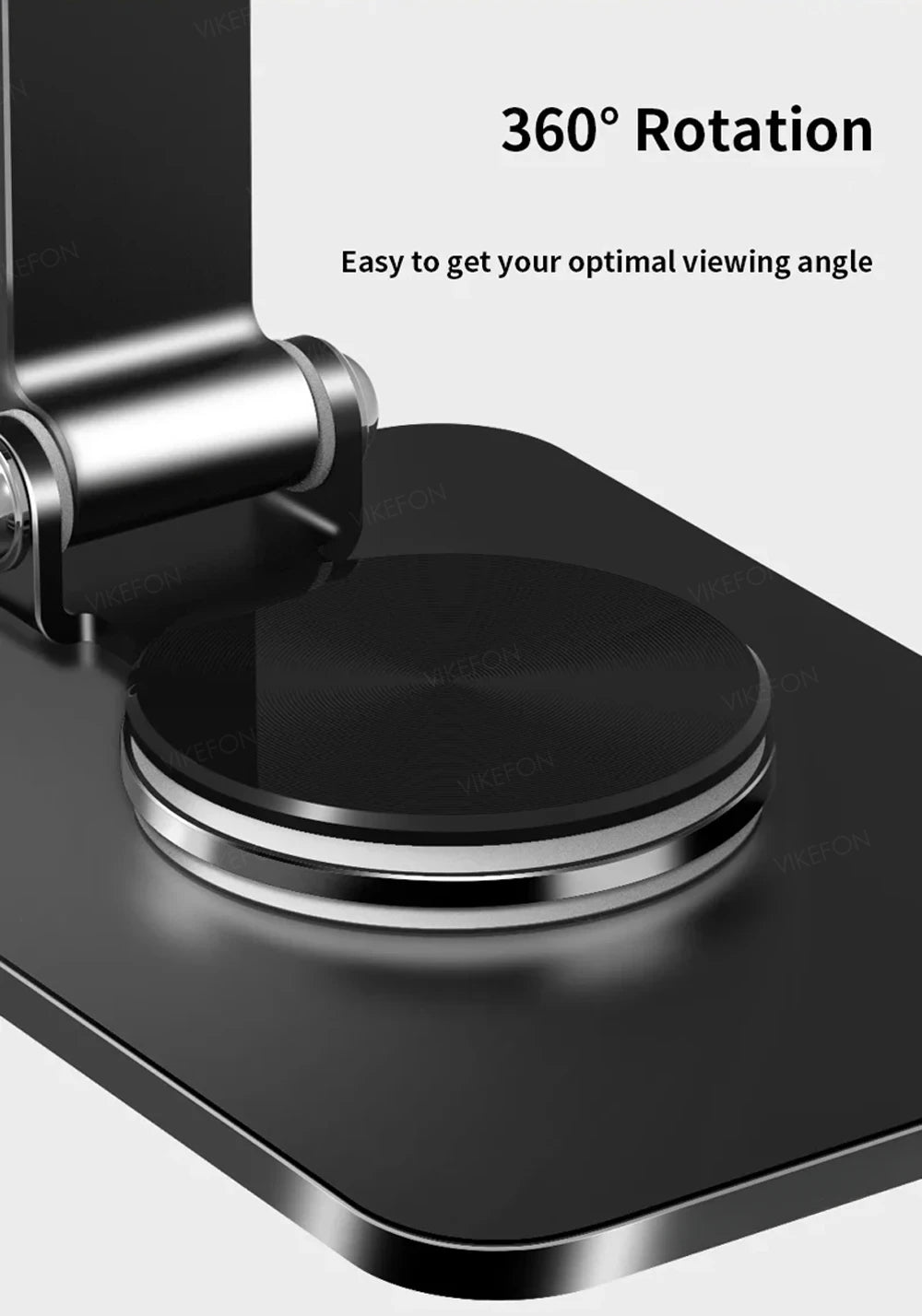 Folding Phone Holder Desktop Magnetic Phone Stand 360° Rotation Desktop Cell Phone Stand For iPhone 16 15 14 13 12 Pro Max Mount - Sun Studio
