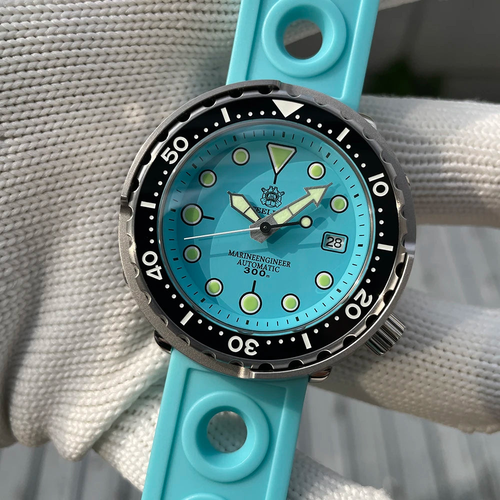STEELDIVE SD1975 Luxus Automatikuhren Herren Taucheruhr 30Bar Wasserdicht Leuchtende Uhr Saphirglas Mechanische Armbanduhr