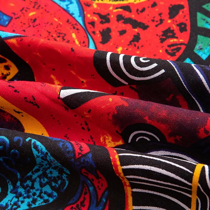 Bohemian Stoff Ethnisch Vintage Retro Boho Bedruckte Baumwolle Leinen Wohnkultur Polstertextil