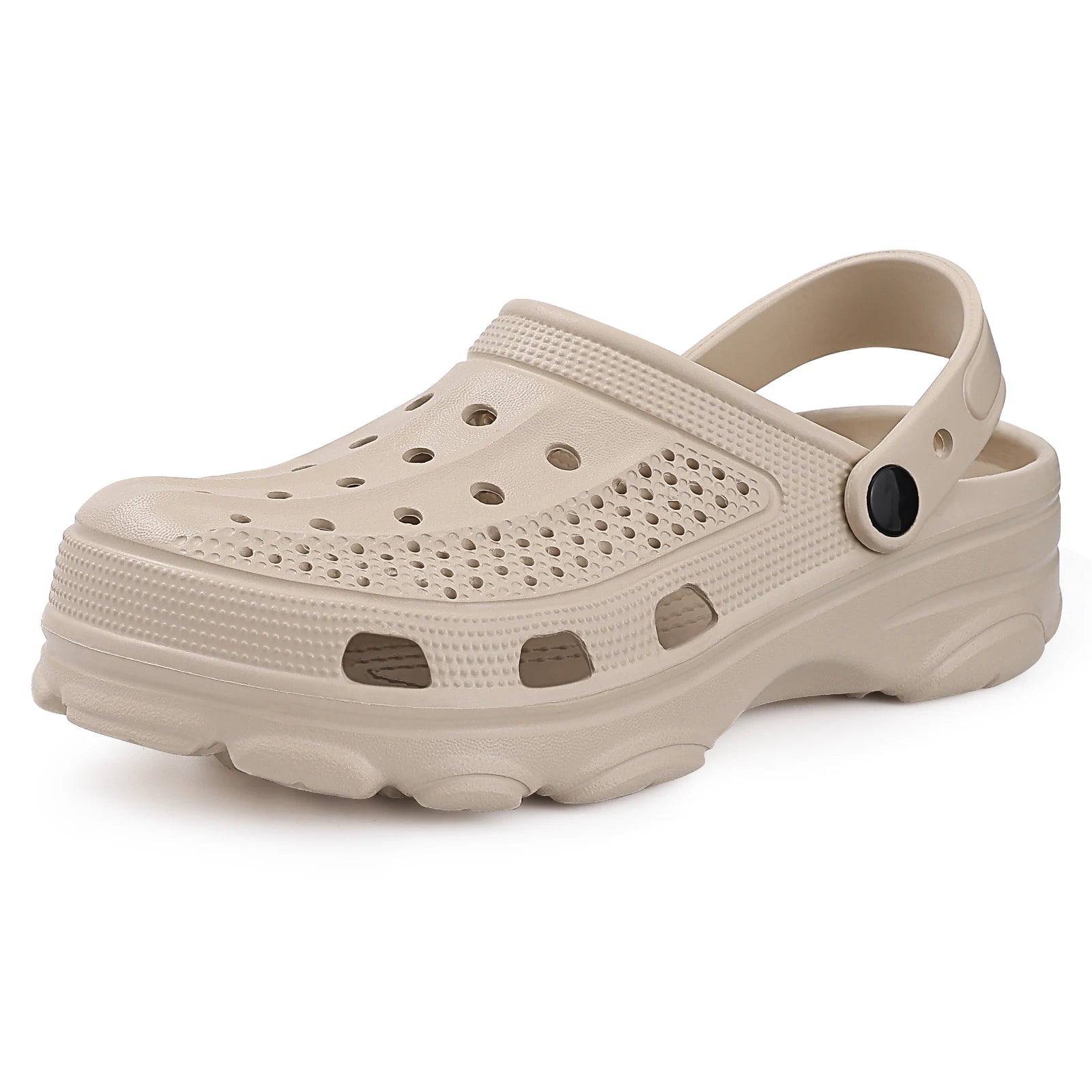 Eyriphy Herren Hausschuhe Garten Schuhe atmungsaktive Lochhausschuhe Outdoor Angelschuhe rutschfeste Küchenschuhe EVA-Sohle Herren Sandalen