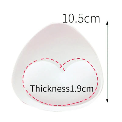1pair Sponge Inserts In Bra Padded for Swimsuit Breast Push Up Fill Brassiere Breast Patch Pads Women Intimates Accessories - Sun Studio
