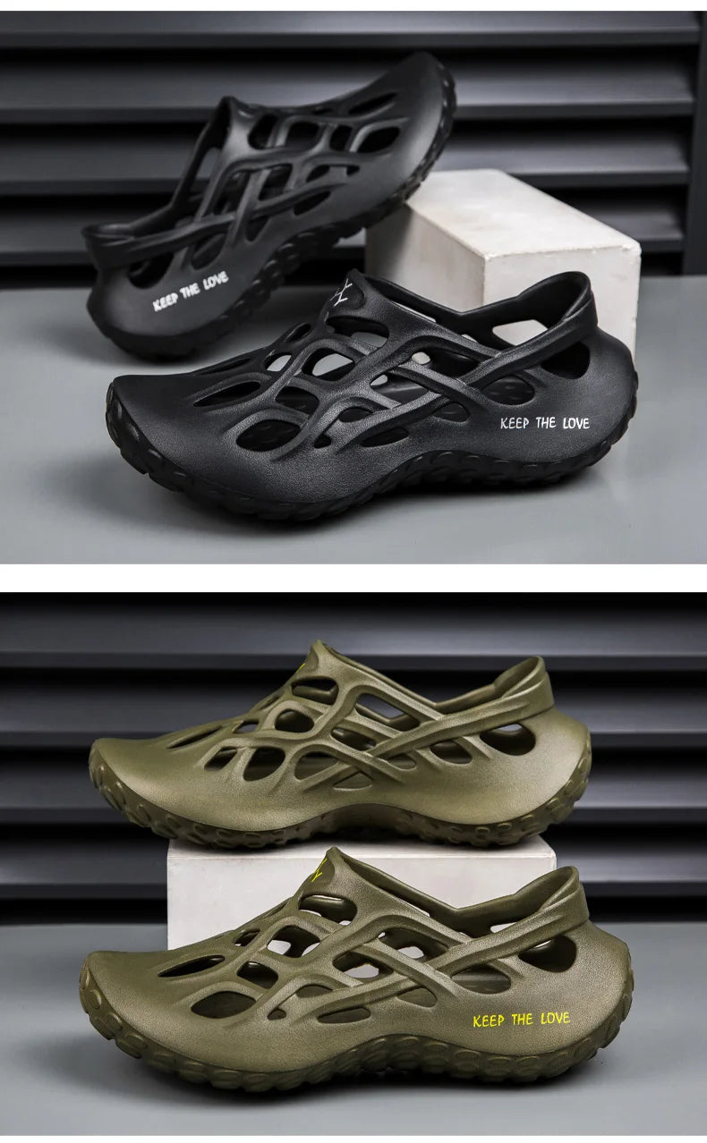 Men Summer Comfortable Breathable Sandals Outdoor Leisure Water Shoes for Hiking and Beach - Sun Studio