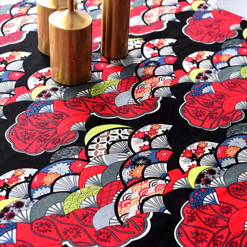 Bohemian Stoff Ethnisch Vintage Retro Boho Bedruckte Baumwolle Leinen Wohnkultur Polstertextil
