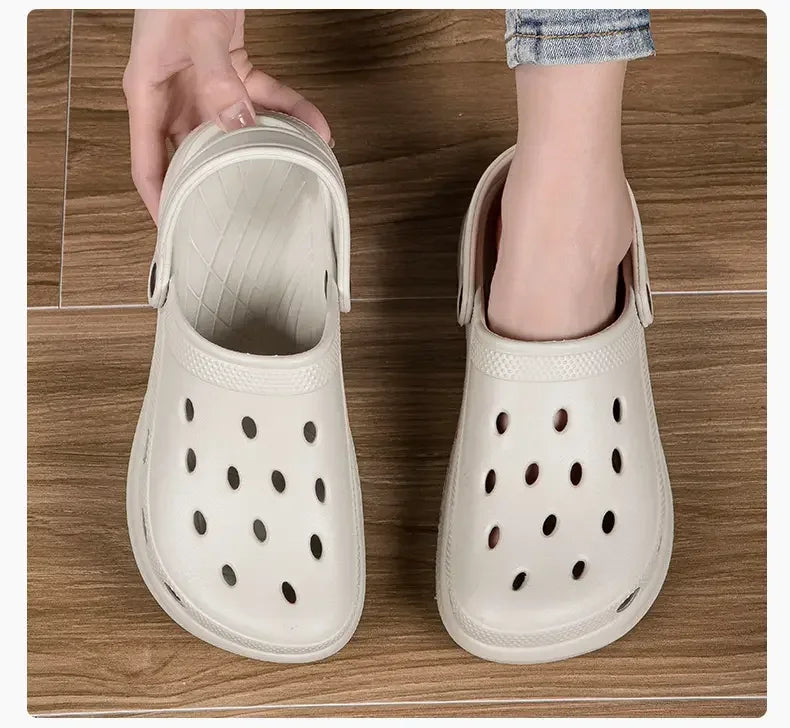 2026Summer Men Clogs Sandals Men's and Women's Leisure Slippers Beach Slides Home Garden Shoes Outdoor Sandals Plus Size46 47 48 - Sun Studio