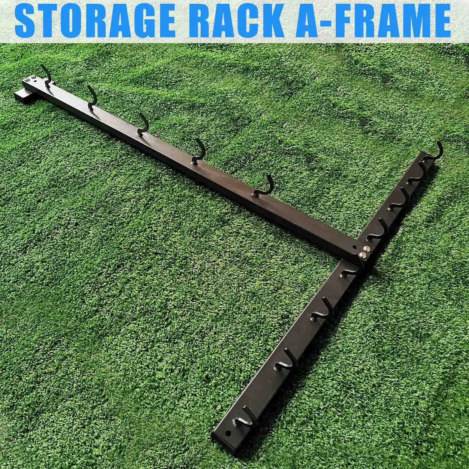 Gym Fitness LAT Pull Down Bar,Storage Rack,Heavy Duty,A-Frame Stand,Support Base for LAT Pulldown Attachments,LAT Bar - Sun Studio