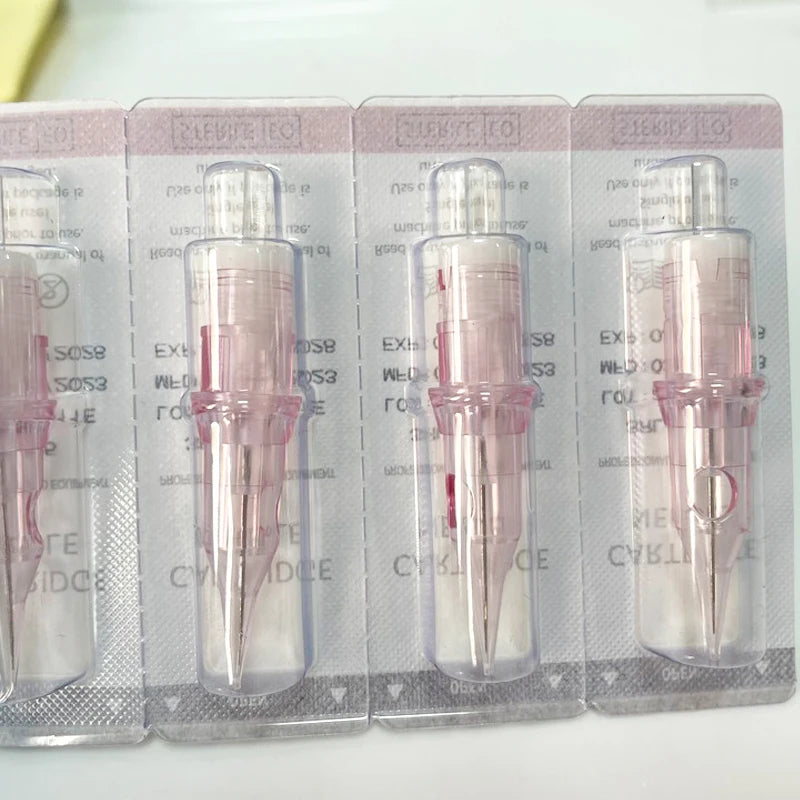 20PCS Cartridge Tattoo Needles Disposable Standard Size Round Liner For Cartridge Tattoo Pen Machine Tattoo Kit - Sun Studio