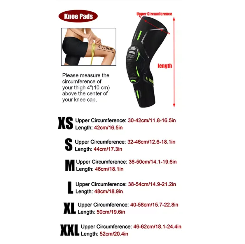 GTUBIKE 1PCS Knee Brace Compression Knee Support Shockproof Knee Pads Knee Sleeve for Running Arthritis Joint Pain Relief - Sun Studio