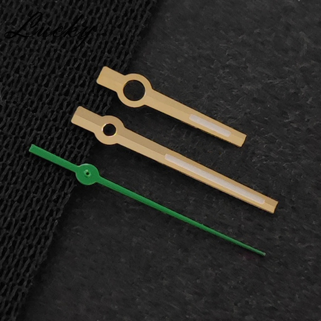 NH35 NH36 High Quality Hands Silver Gun Gold Rose Gold Watch Hands Green Luminous Watches Pointers Fit NH35/NH36/4R/7S Movement - Sun Studio