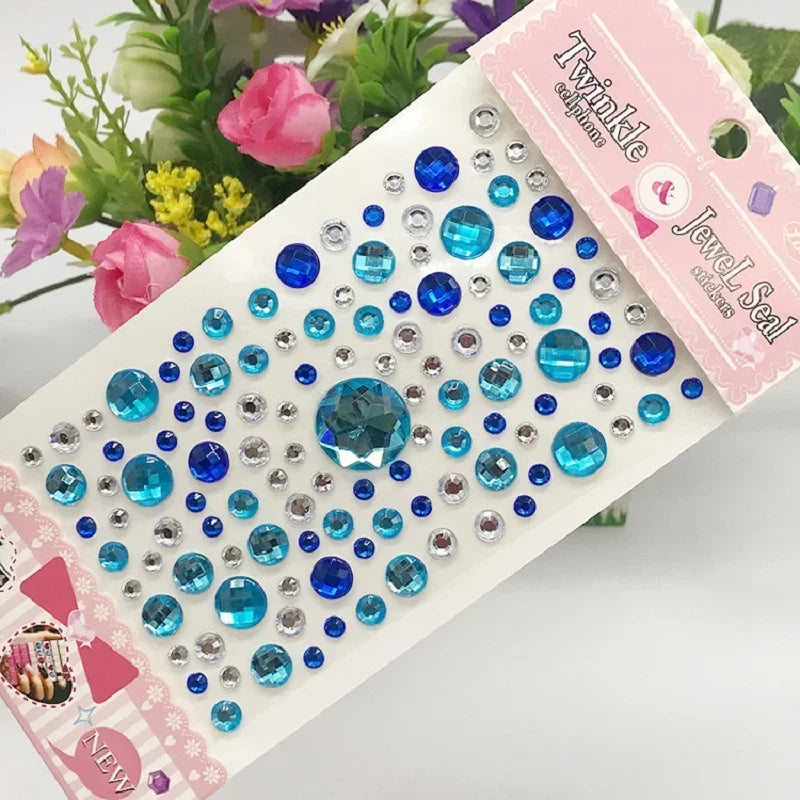 Glitzer Gesicht Aufkleber für Kinder Strasssteine für Augen Gesicht Diamanten Helle Aufkleber Festival Makeup Juwelen Aufkleber ZS006