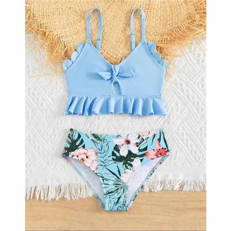 Family Matching Suits Boys Beach Shorts Mother Daughter Swimwear Father Son Swimsuit   Summer Bikini New Kids Prints Clothes - Sun Studio