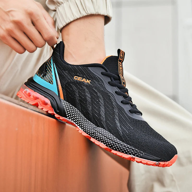 2025 Men's Casual Trainers Shoes Fashionable Sports Comfortable and Breathable Running Shoes Large Size 48 High Top Board Shoes - Sun Studio