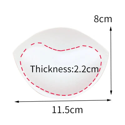 1pair Sponge Inserts In Bra Padded for Swimsuit Breast Push Up Fill Brassiere Breast Patch Pads Women Intimates Accessories - Sun Studio