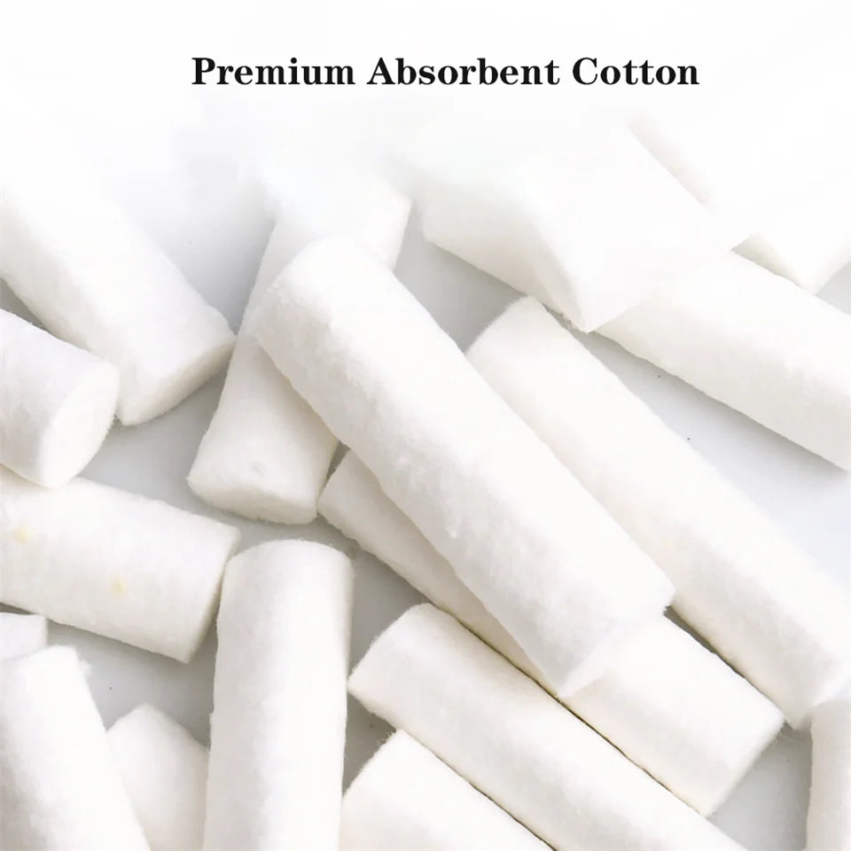 50PCS/ROLL Disposable Lip Tattoo Skin Stretching Swabs Cotton Stick Semi-Permanent Makeup Lip Tattoo Coloring Accessories - Sun Studio