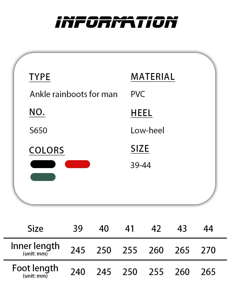 Couples Short Rain Shoes Fashion Light Waterproof Shoes Non-Slip Sports Korean Rain Boots - Sun Studio